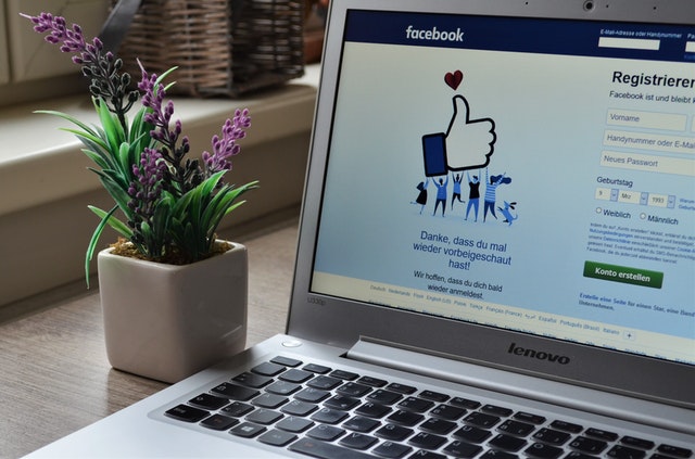 registrace na Facebooku